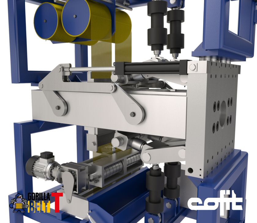 Gorillabelt T: screen changer details by Cofit International