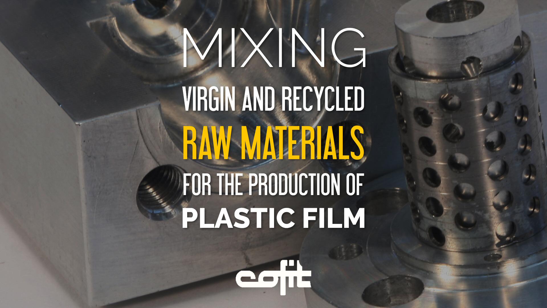 Screen changers for film from virgin/recycled raw materials