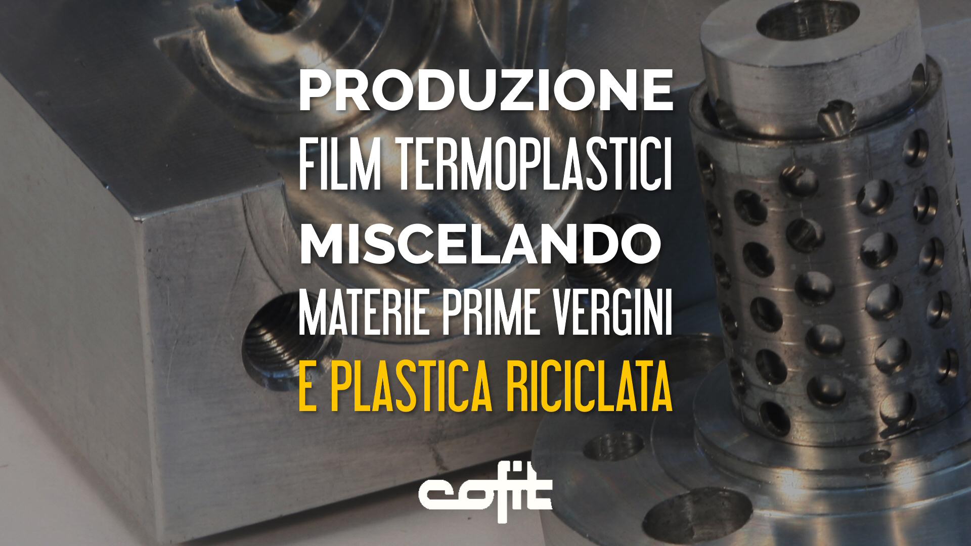 Cambiafiltri per film con materie prime vergini e riciclate