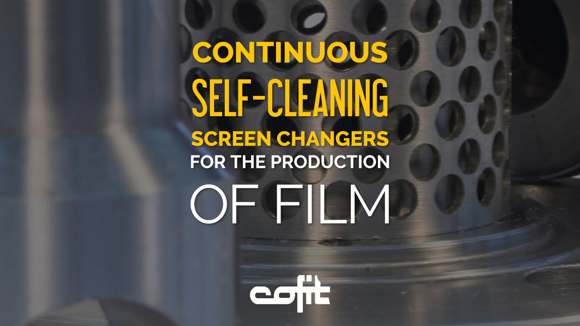 Continuous self-cleaning screen changers for plastic film