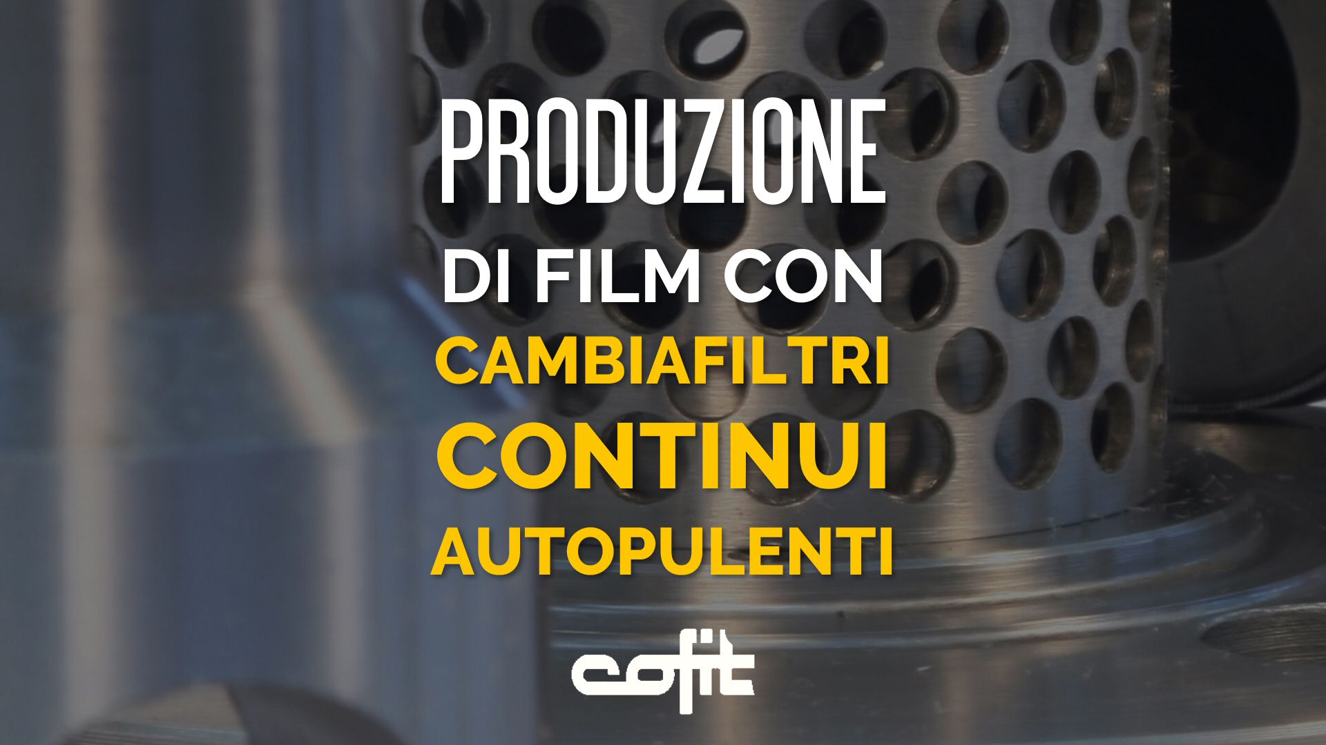 Cambiafiltri continui autopulenti per film plastici